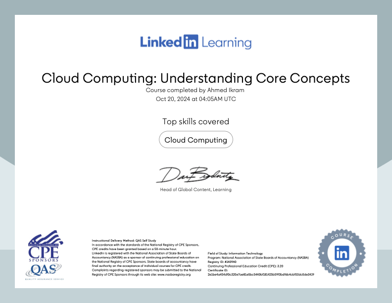 Cloud Computing: Understanding Core Concepts